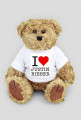 I love Justin Bieber pluszowy miś