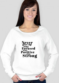 bluza "never give up"