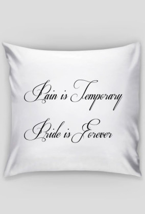 poszewka na poduszkę "pain & pride"