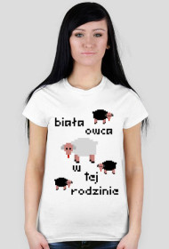 biała owca w tej rodzinie