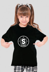 Dzięcięca koszulka Symik czarna v2