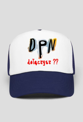 Czapka  z logiem DPN czyli Dowód Pozytywnego Nastawienia