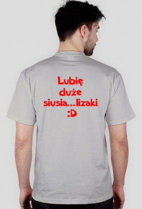 Koszulka męska Lubię lizaki