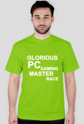 Glorious PC Gaming Master Race (Text White)