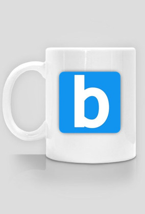 Kubek z logiem "BitsyTUBE"