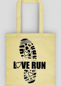 torba bawełniana "love run"