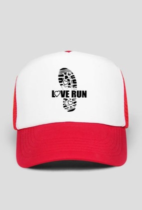 czapka z daszkiem "love run"