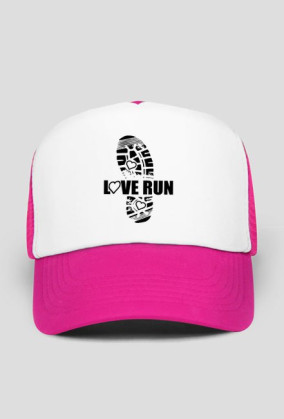 czapka z daszkiem "love run"