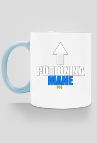 Kubek "Potion na MANE" (błękitny)
