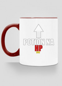 Kubek "Potion na HP" (czerwony)