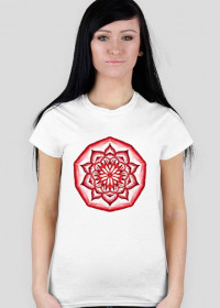 Koszulka "Mandala Czerwony feniks"
