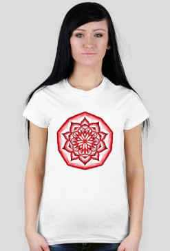 Koszulka "Mandala Czerwony feniks"