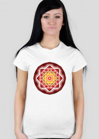 Koszulka "Mandala kojące kwadraty"