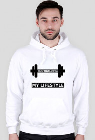 bluza męska z kapturem - BODYBUILDING