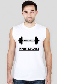 koszulka bez rękawów męska "bodybuilding"