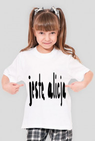 Jestę Alicja koszulka dla dzieci