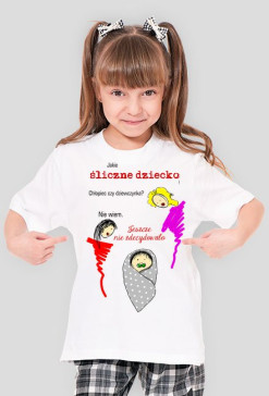 śliczne dziecko koszulka