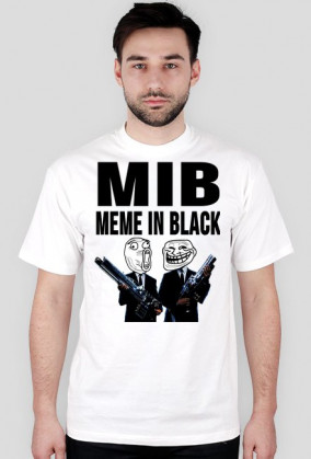 ♂ Koszulka Meme In Black NIE-czarna