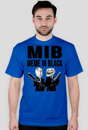 ♂ Koszulka Meme In Black NIE-czarna