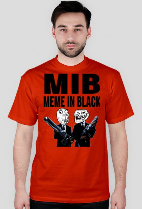 ♂ Koszulka Meme In Black NIE-czarna
