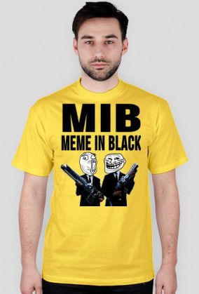 ♂ Koszulka Meme In Black NIE-czarna