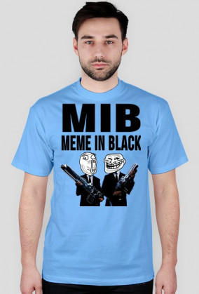 ♂ Koszulka Meme In Black NIE-czarna