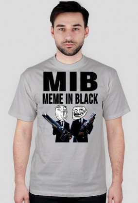 ♂ Koszulka Meme In Black NIE-czarna