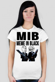 ♀ Koszulka Meme In Black NIE-czarna