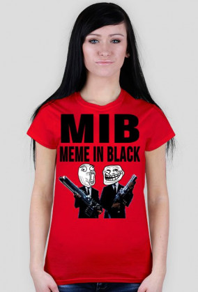 ♀ Koszulka Meme In Black NIE-czarna