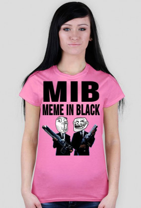 ♀ Koszulka Meme In Black NIE-czarna