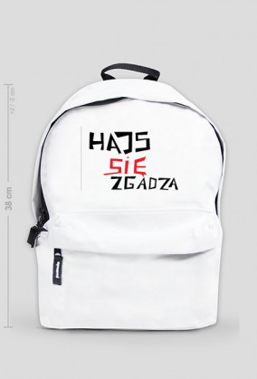 Hajs się zgadza  PLECAK