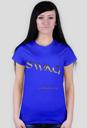 T-shirt z napisem SWAG.