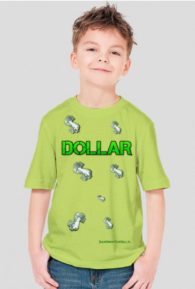 T-shirt z napisem DOLLAR