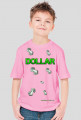 T-shirt z napisem DOLLAR