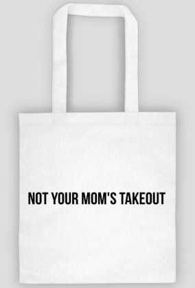 BIAŁA TORBA NOT YOUR MOM'S TAKEOUT