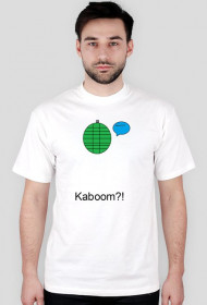 Biały T--shirt Kaboom