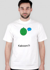 Biały T--shirt Kaboom