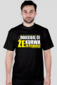 Obiecuję Ci, że kurwa zatęsknisz | Męska czarna
