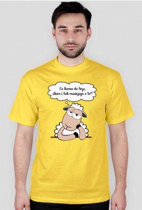 Owca pesymista 1 - koszulka zwykła