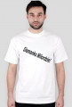 Biały T-shirt  z napisem Siemanko Milordzie!