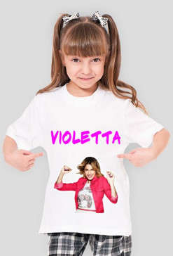 bluzka z violettą