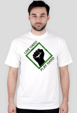 PlayHard GreenOnWhite