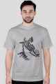 Koszulka Logo Grey/White
