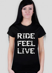 Ride feel live - damska czarna