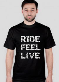 Ride feel live - męska czarna