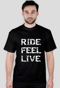 Ride feel live - męska czarna