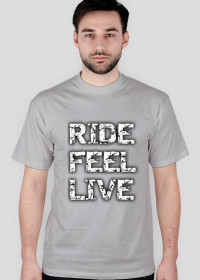 Ride feel live - męska szara