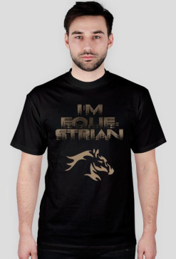 I'm equestrian(jestem koniarzem) - męska czarna