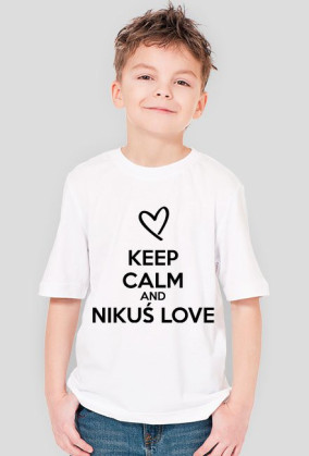 Nikuś LOVE - Dziecięca - Biała