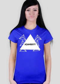 Koszulka Adamskyy - damska - niebieska